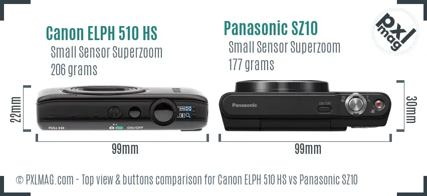 Top View Design and Control Layout Comparison
