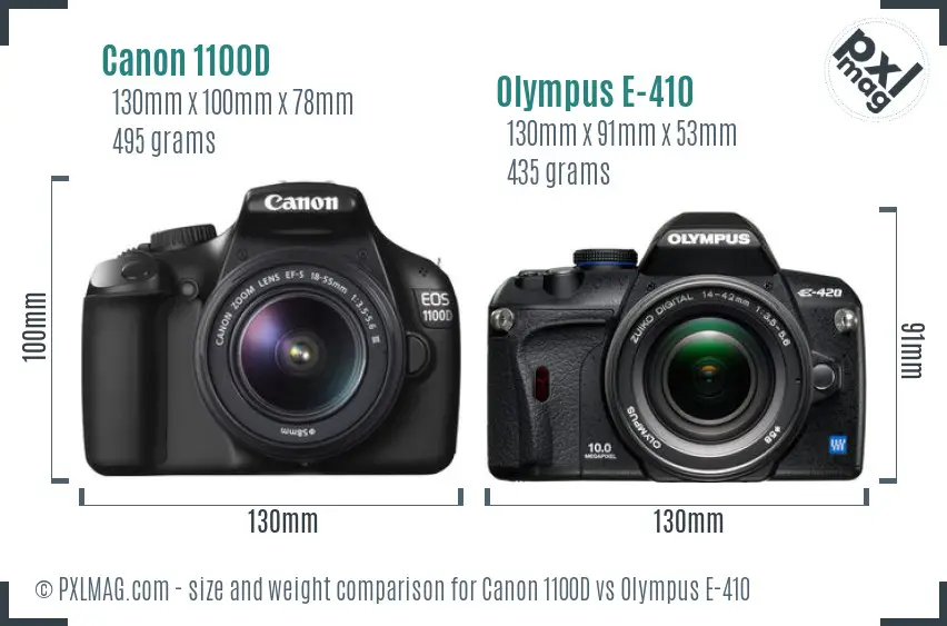 Canon 40D vs Canon 1100D Detailed Comparison