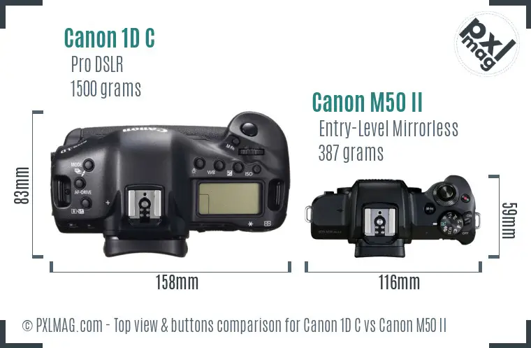 Top view design and control layout comparison