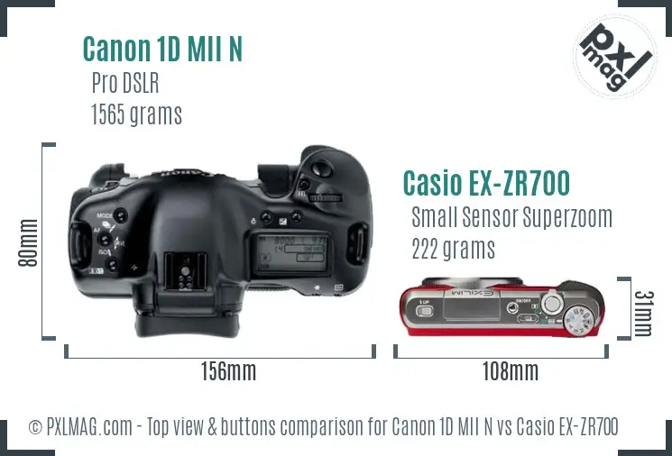 Top view design and control layout comparison