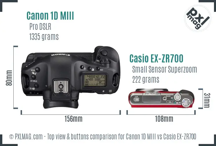 Top view design and control layout comparison