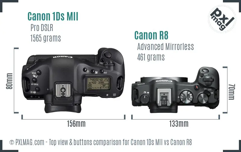 Top view design and control layout comparison
