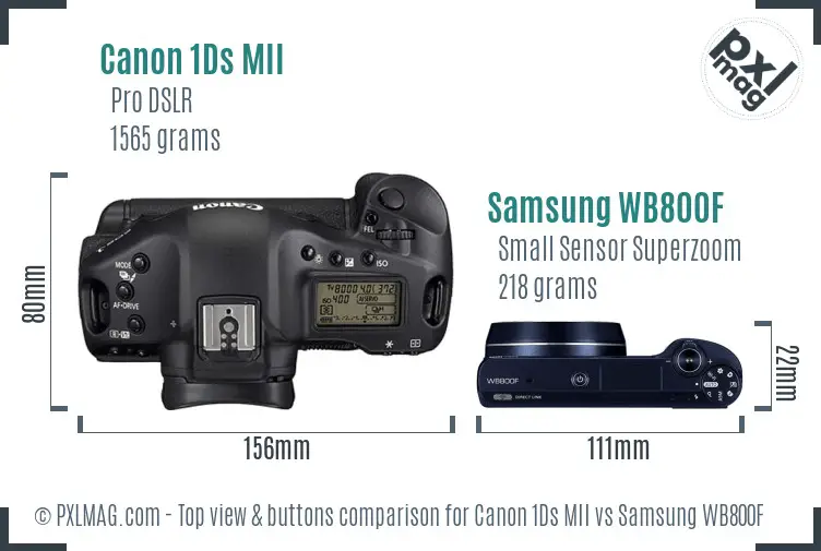 Top view design and control layout comparison