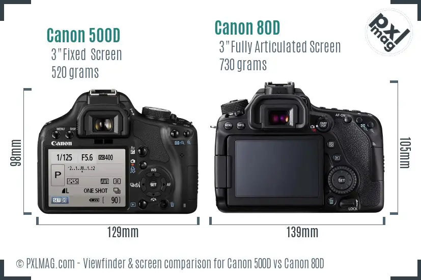 Canon 500D vs Canon 80D In Depth Comparison - PXLMAG.com