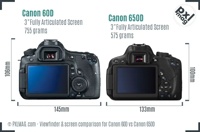 Canon 60D Vs Canon 650D Full Comparison - PXLMAG.com