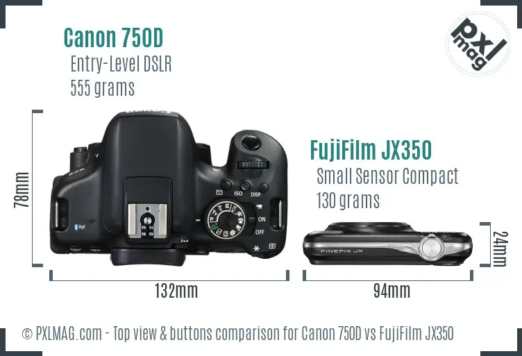Top View Design and Control Layout Comparison