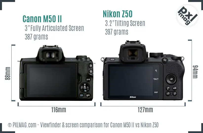 Pelagic tæmme Kvalifikation Canon M50 II vs Nikon Z50 In Depth Comparison - PXLMAG.com