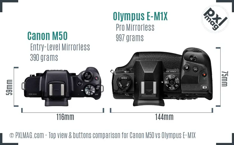 Top View Design and Control Layout Comparison