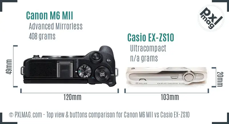 Top view design and control layout comparison
