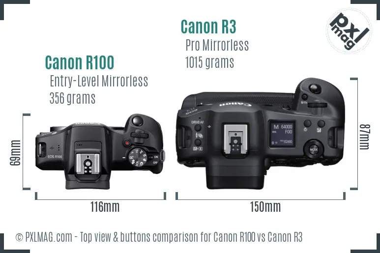 Top design and control layout comparison