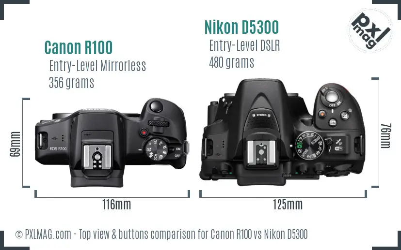 Top View Design and Control Layout Comparison