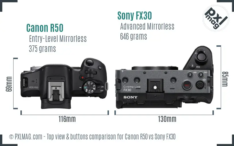 Top View Design and Control Layout Comparison