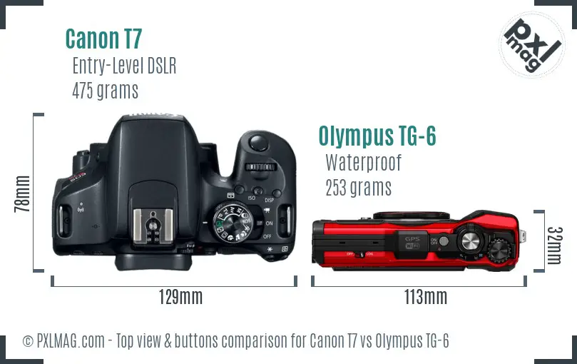 Top view design and control layout comparison