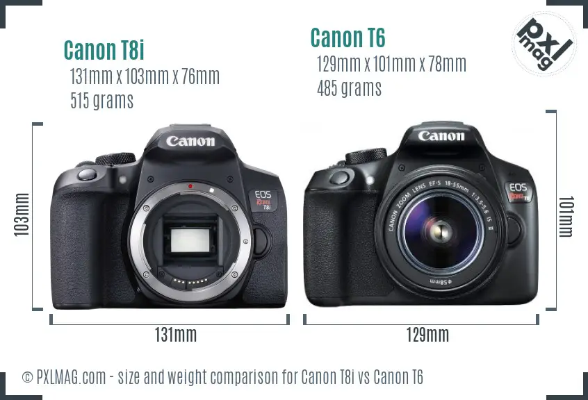 Canon T6 Vs T8I 