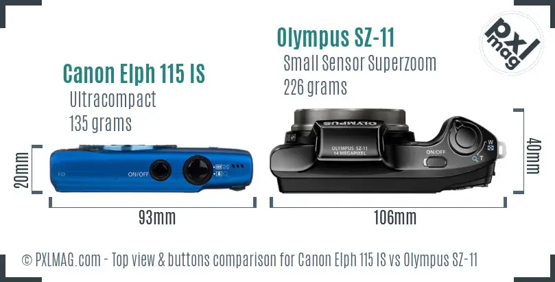 Top View Design and Control Layout Comparison