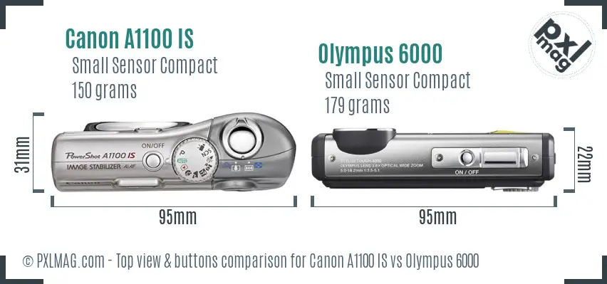 Top view design and control layout comparison