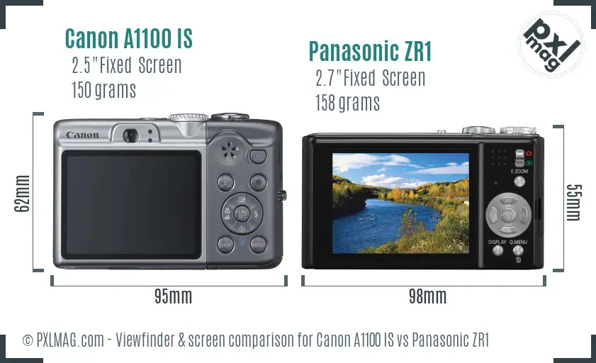 Back screen comparison