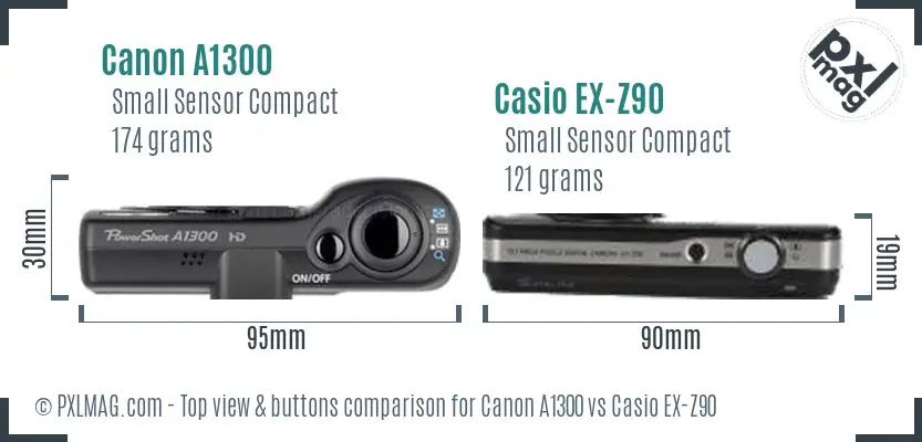 Top View Design and Control Layout Comparison