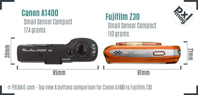 Top View Design and Control Layout Comparison