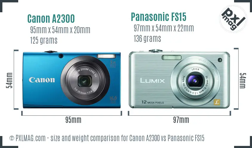 canon a2300 specs