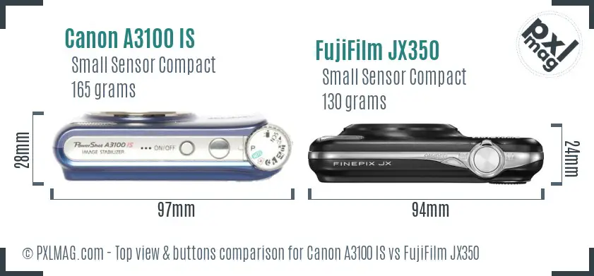 Top View Design and Control Layout Comparison