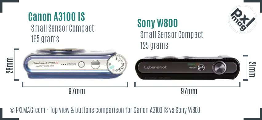 Top view design comparison