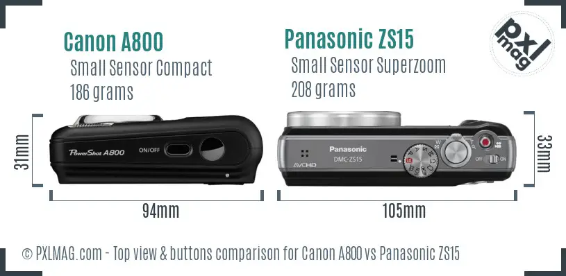 Top View Design and Control Layout Comparison