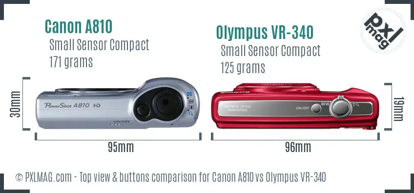 Top view design and control layout comparison