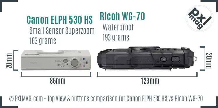 Top view design and control layout comparison