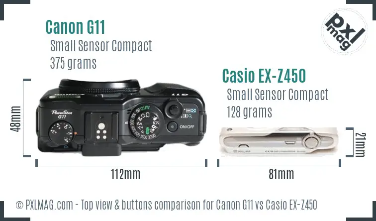 Top view design and control layout comparison