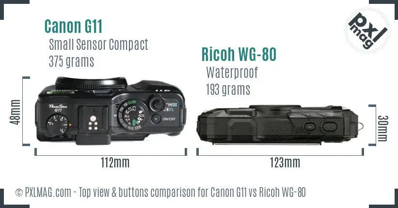 Top view design and control layout comparison