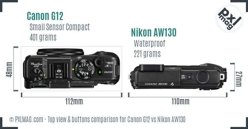 Top view design and control layout comparison