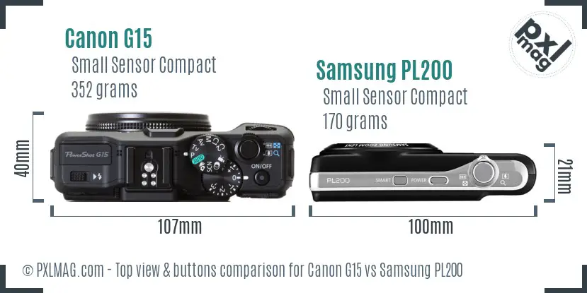 Top View Design and Control Layout Comparison