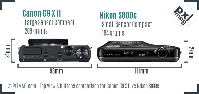 Top view design and control layout comparison