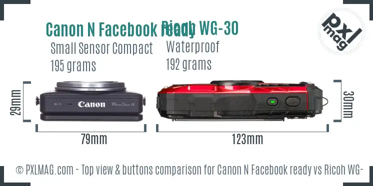 Top view design and control layout comparison