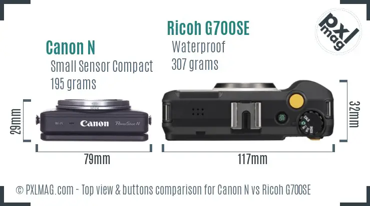 Top view design and control layout comparison