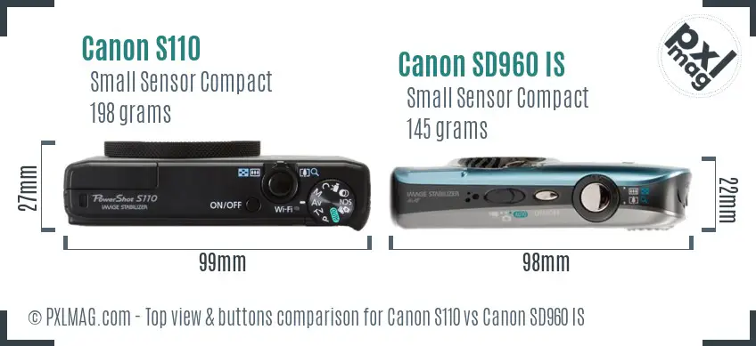 Top view design and control layout comparison