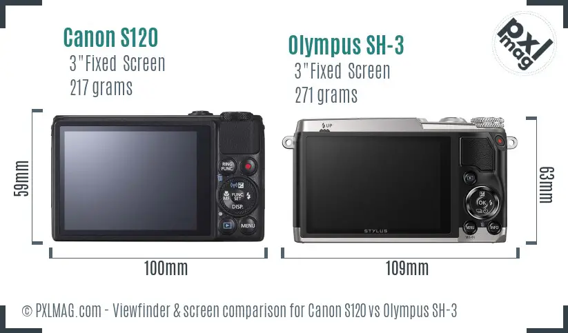 Back screen and interface comparison