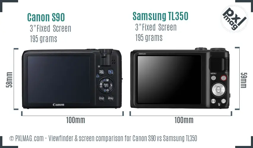 Rear screen comparison