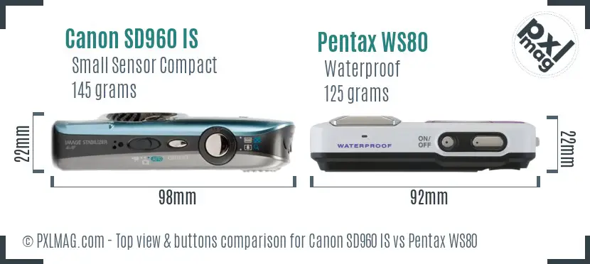 Top view design and control layout comparison