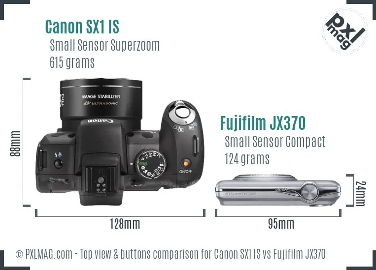 Top view design and control layout comparison