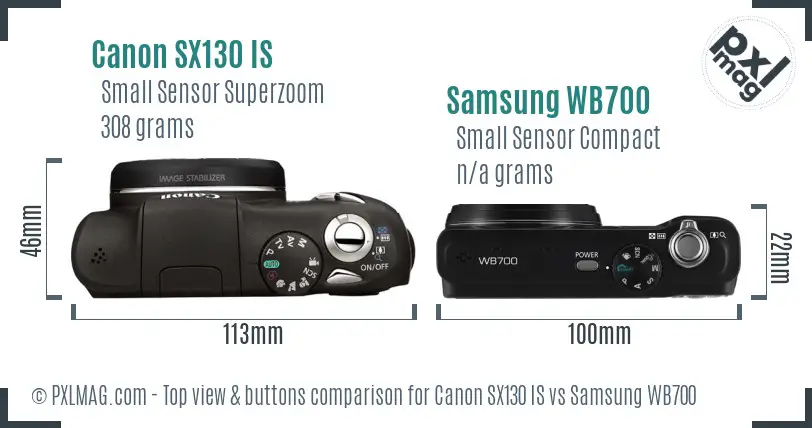 Top view design and control layout comparison
