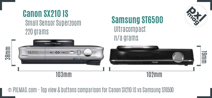 Top View Design and Control Layout Comparison