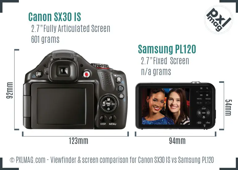 Back LCD Screen Comparison