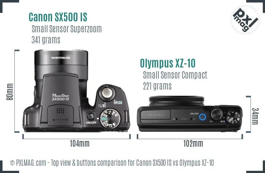 Top View Design and Control Layout Comparison