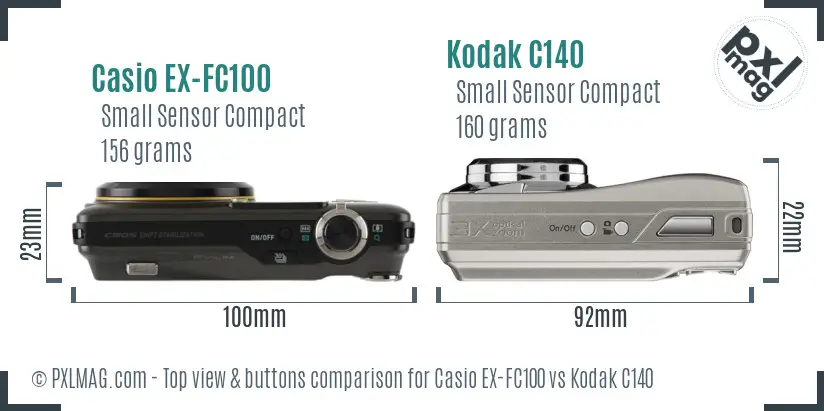 Top view design and control layout comparison