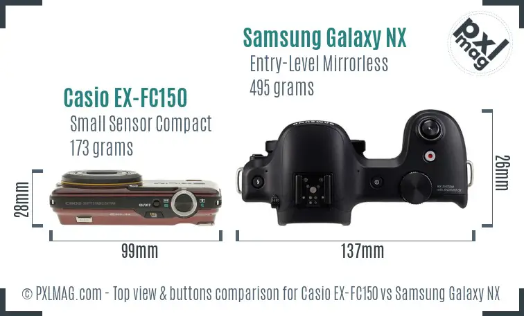Top view design and control layout comparison