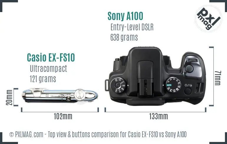 Top view design and control layout comparison