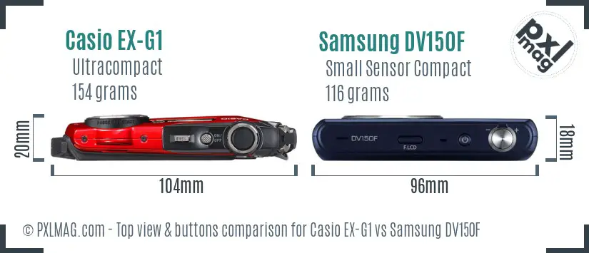 Top view design and control layout comparison