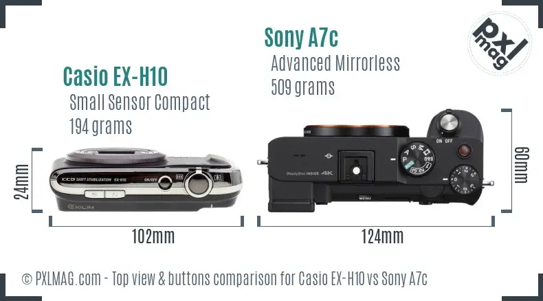 Top view design and control layout comparison